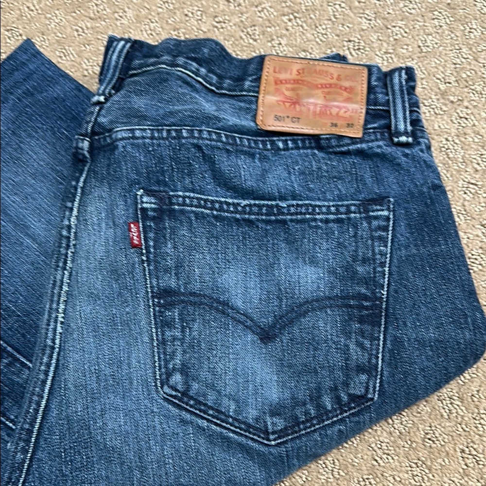 Levi's Blue Straight Jeans Timeless Design